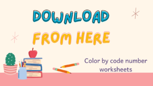 Free color by code number worksheets