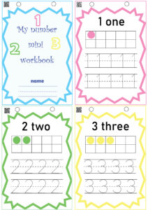 My number mini workbook
