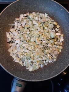 saute some leeks