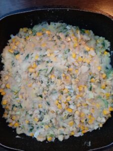 baked mashed potatoes with sweet corn