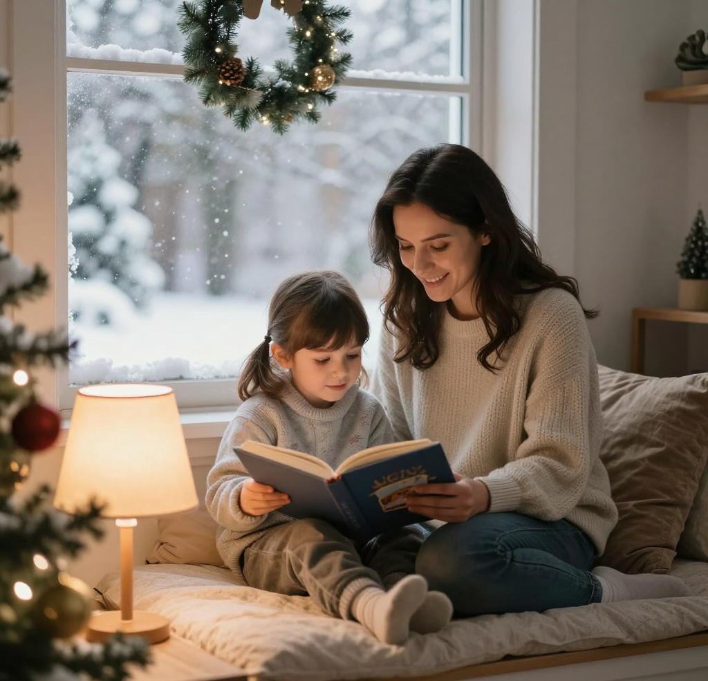 winter story reading